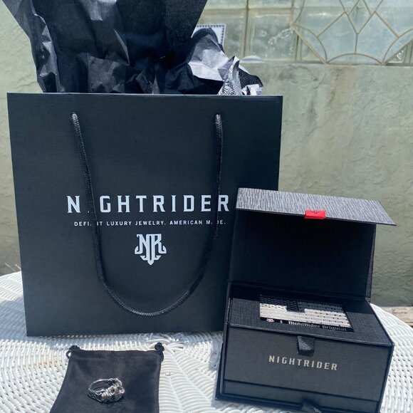 Brand New - Nightrider Patrona Ring with Onxy Eyes Size 9.5 - Picture 11 of 11